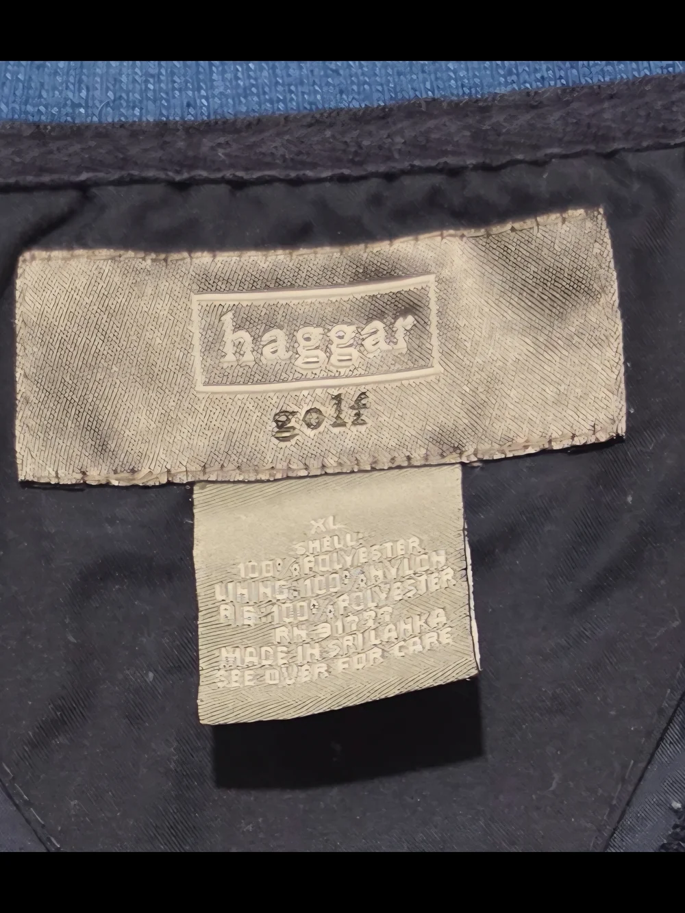 Dark Blue Haggar Golf Vest - Picture 2 of 3